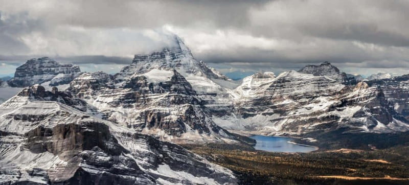 Kananaskis: 45 Minute "Sleeping Warrior" Helicopter Tour - Crossing into Banff National Park