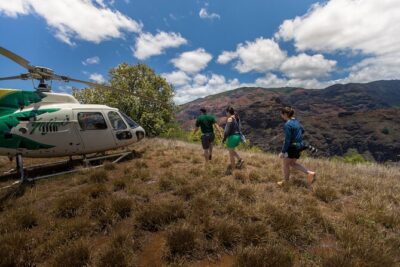 Kauai’ Exclusive Helicopter Tour: Land & Explore Olokele Canyon