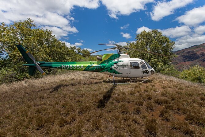 Kauai' Exclusive Helicopter Tour: Land & Explore Olokele Canyon - Photography from the helicopter and canyon