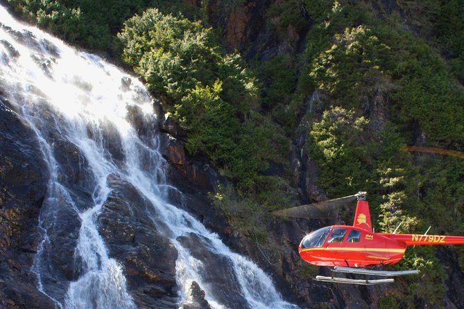 Ketchikan Helicopter Tour, Mahoney Falls - Flying above Ketchikan instead of staying on the road