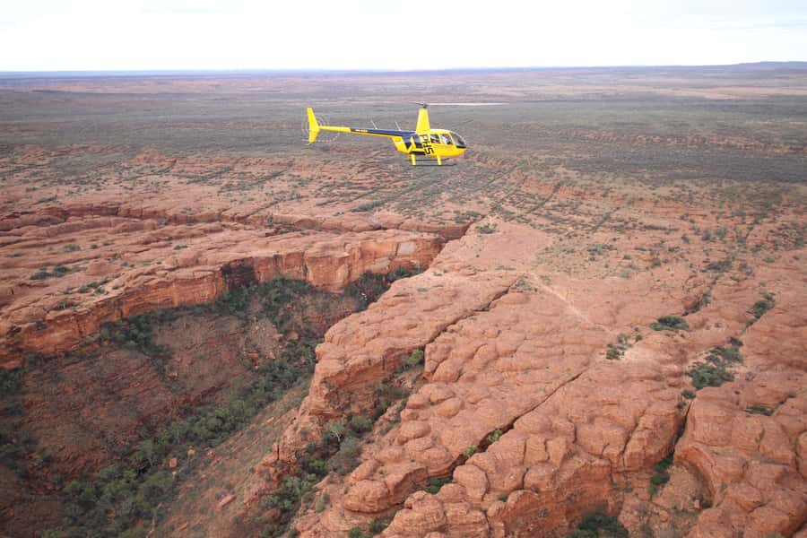 King's Canyon: 15-minute Scenic Helicopter Tour - The Lost City and Garden of Eden from above