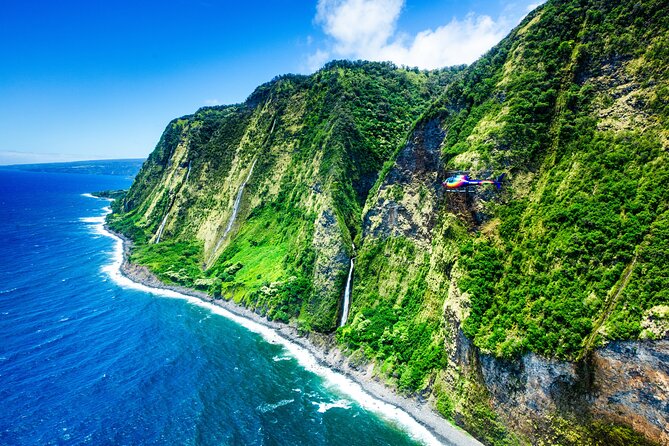 Kohala Coast Volcano Waterfalls-90 Min Heli Tour-Doors Off or On - Pololū Valley and the northern cliff country