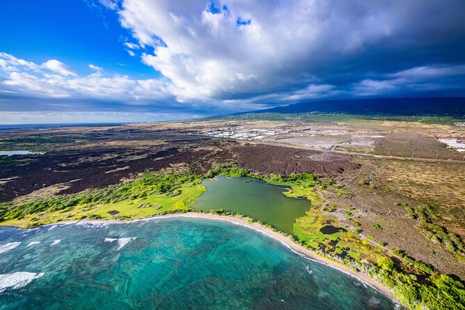 Kona Coastal Sights Unseen - 45Min Helicopter Tour - Doors Off/On - Magic Sands Beach and the coffee-growing slopes
