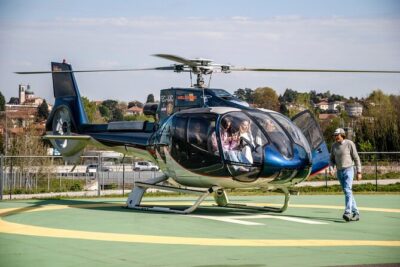 Lake Como Helicopter Tour with Stop for Lunch