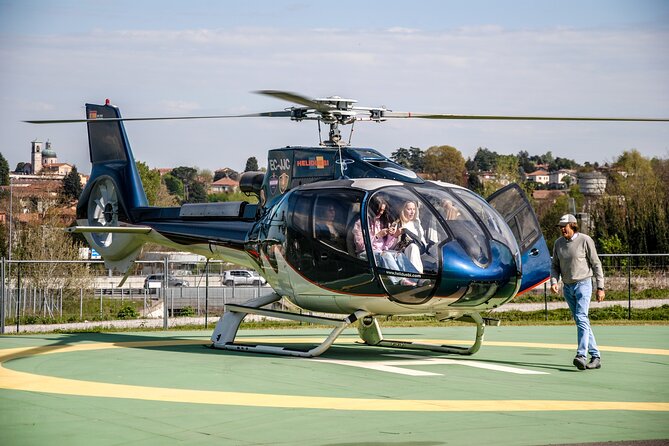Lake Como Helicopter Tour with Stop for Lunch - Laglio, Nesso, and the changing shape of the lake