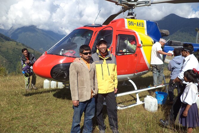 Landing Annapurna Base Camp by Helicopter Tour from Pokhara - Touching down near Annapurna Base Camp