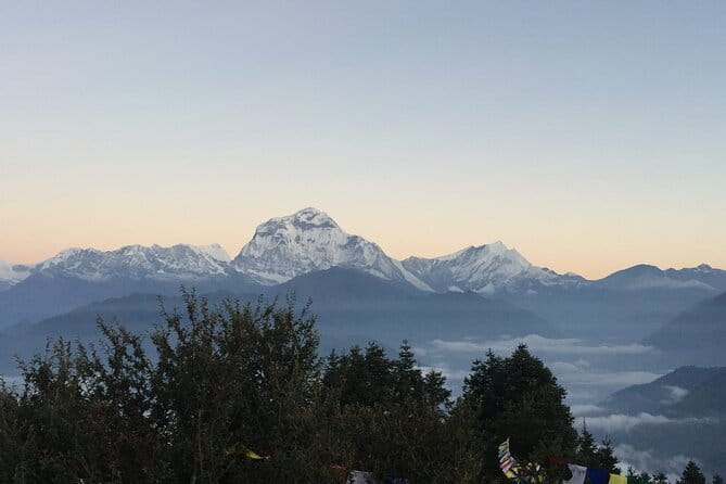 Landing Helicopter at Annapurna base camp from Pokhara tour - The best seasons for clear mountain views