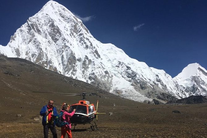 Landing Private Helicopter at Everest base camp & Gokyo for photo - Everest View Hotel brings breakfast and a needed pause