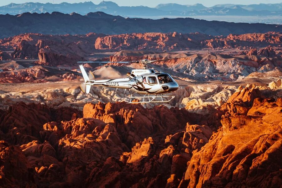 Las Vegas: Grand Canyon Heli Tour and Valley of Fire Landing - The 30-minute Valley of Fire landing