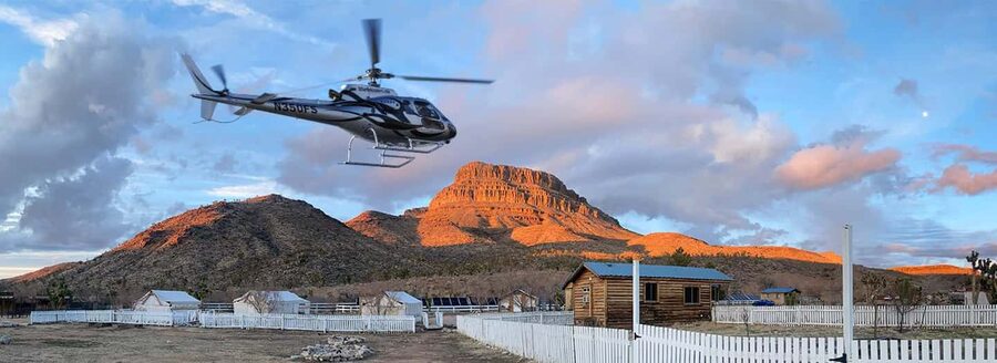 Las Vegas: Grand Canyon Helicopter & Ranch Adventure by Bus - Leaving Las Vegas for the Mojave Desert