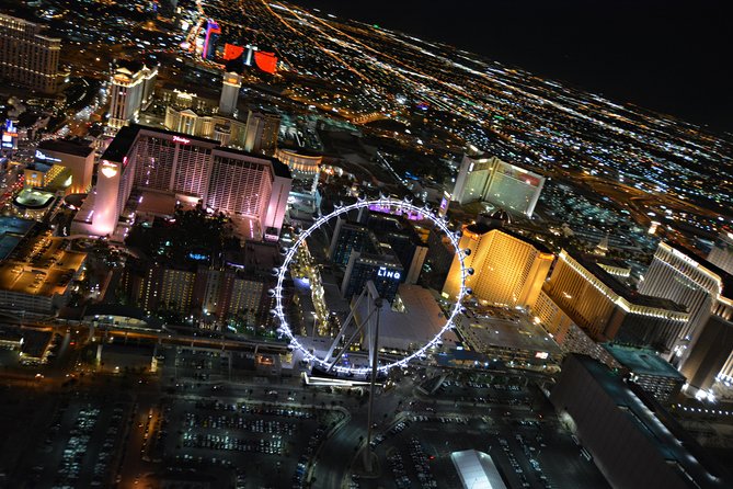 Las Vegas Night Flight Helicopter Wedding Ceremony - The Strip from the Bellagio to the Venetian