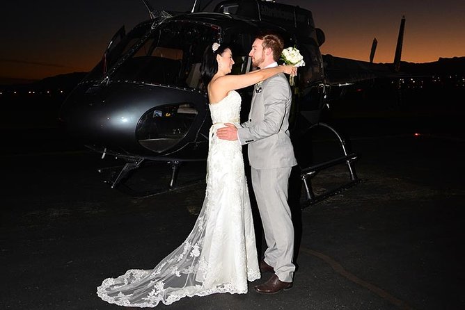 Las Vegas Night Flight Helicopter Wedding Ceremony - What happens from hotel pickup to the heliport