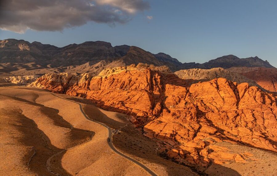 Las Vegas: Red Rock Canyon Helicopter Landing Tour - The sunset flight is the strongest version
