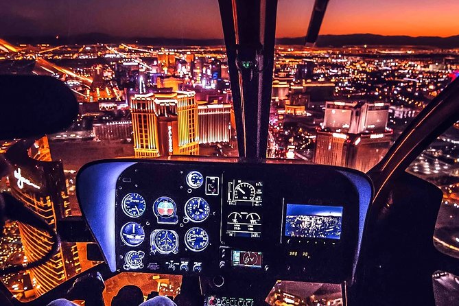 Las Vegas Strip Helicopter Night Flight - Seeing Las Vegas from the air at night