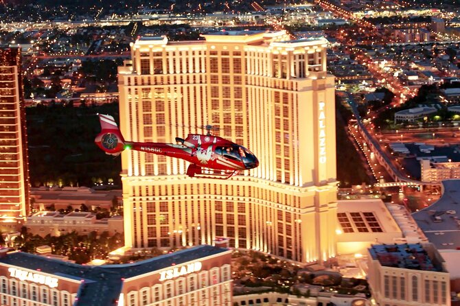 Las Vegas Strip Highlights by Helicopter at Night - Who will enjoy this flight most