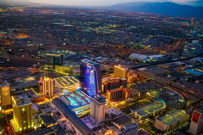 Las Vegas Strip Highlights by Helicopter at Night - Timing, weather, and cancellation details