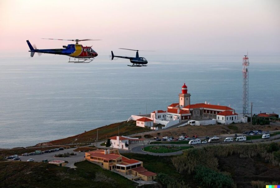 Lisbon: Cabo da Roca and Sintra Helicopter Tour - From Algés to the Atlantic coast