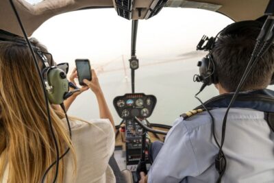 Guided Bike Tour, Helicopter Flight, and Boat Trip