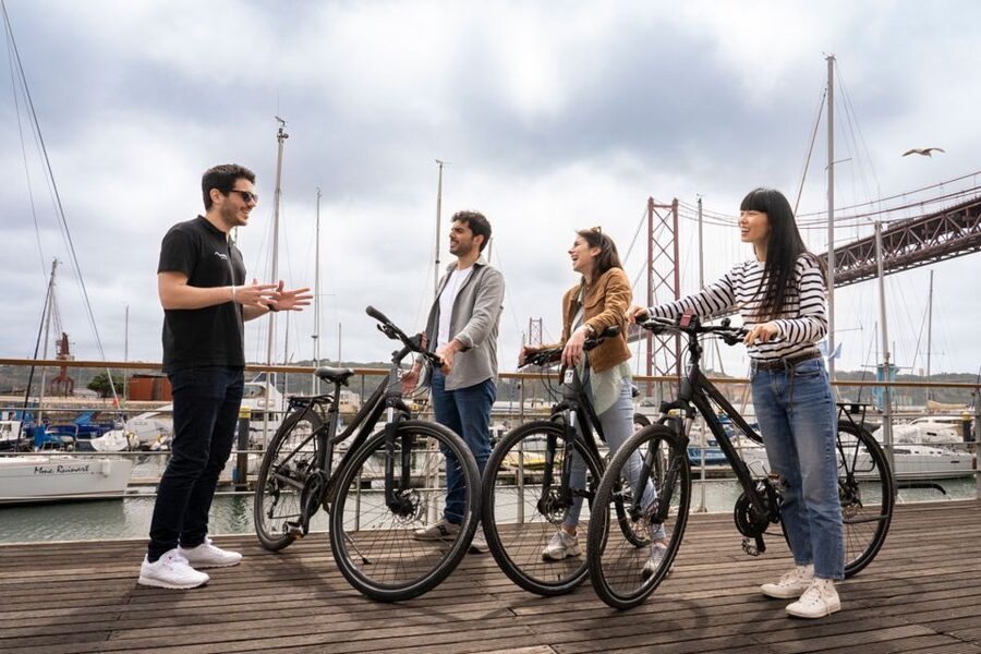Lisbon: Guided Bike Tour, Helicopter Flight, and Boat Trip - Belém’s Monastery and Tower