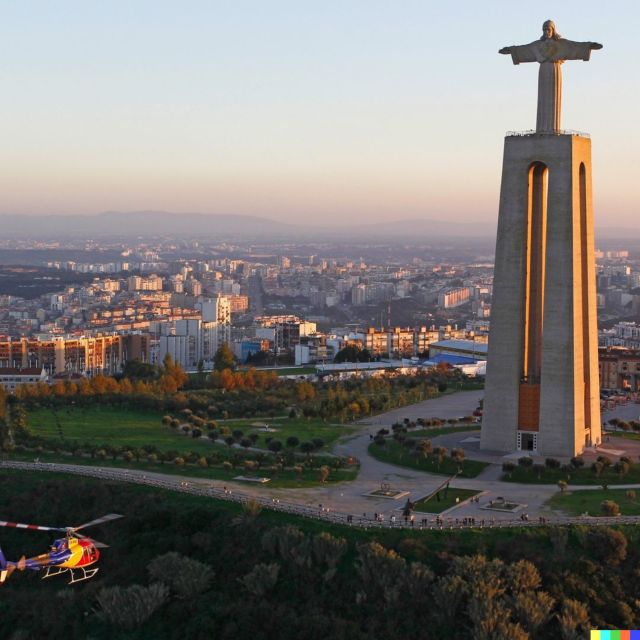 Lisbon: Sightseeing Helicopter Tour Over Belem and Caparica - Seeing the Champalimaud Foundation from above