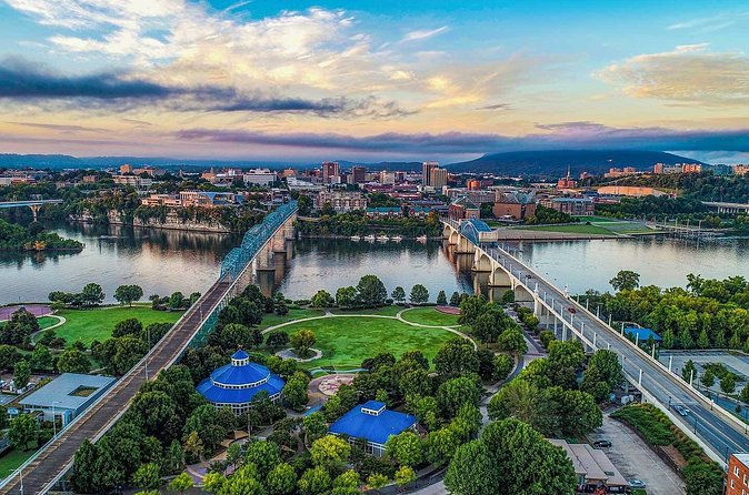 Lookout Mountain Grand Aerial Experience - Moccasin Bend From the Air