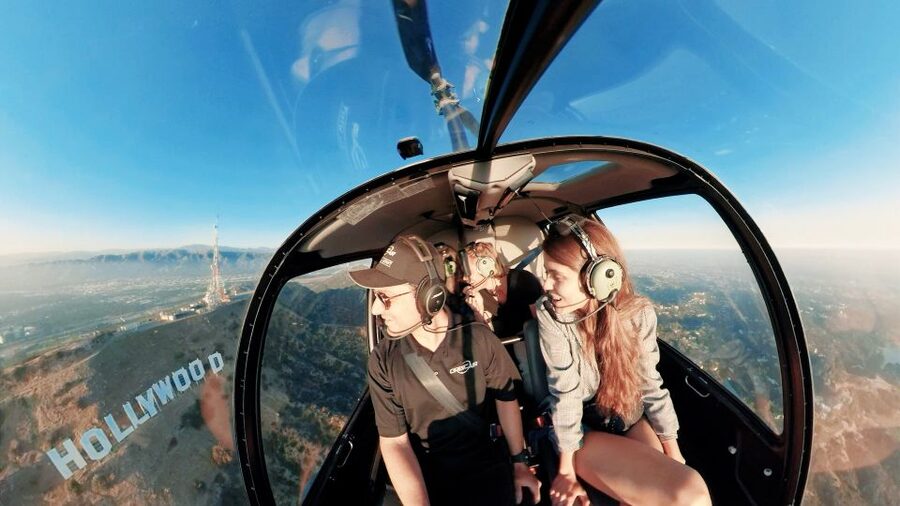 Los Angeles Helicopter Tour & Malibu Mountaintop Landing - Following the coast from Marina del Rey to Malibu