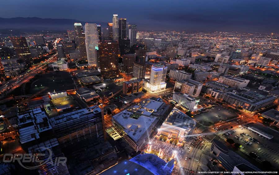 Los Angeles Night Helicopter Tour: Hollywood & City Lights - From Bob Hope Airport to the helicopter
