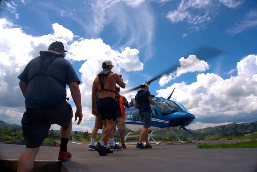 Medellín: Guatapé Private Tour with Helicopter & Boat Ride - Climbing La Piedra de Guatapé
