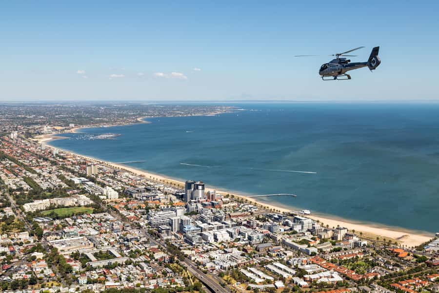 Melbourne: City and Bayside Helicopter Tour - Taking off from Moorabbin Airport