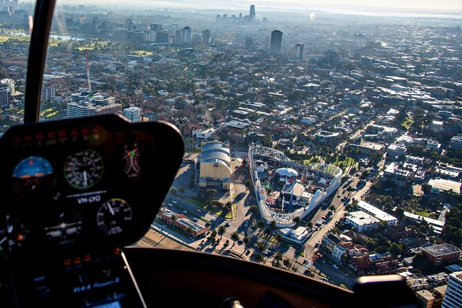 Melbourne City & Brighton Beach Boxes Helicopter Tour - The Shrine of Remembrance and Royal Botanic Gardens