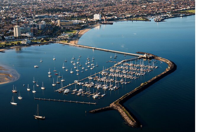 Melbourne City & Brighton Beach Boxes Helicopter Tour - Brighton Beach Boxes and Sandringham Marina