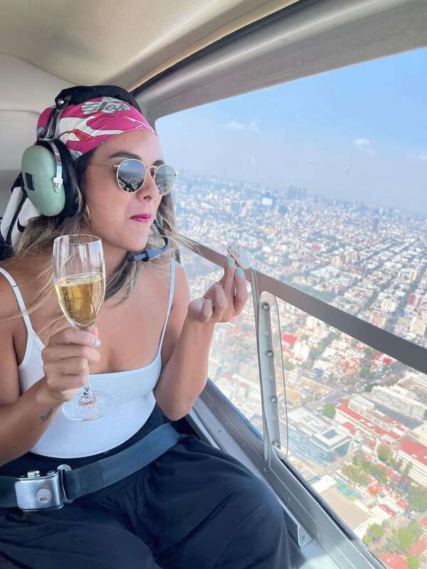 Mexico City Private Helicopter Tour - The 30-minute route, from outer districts to the center