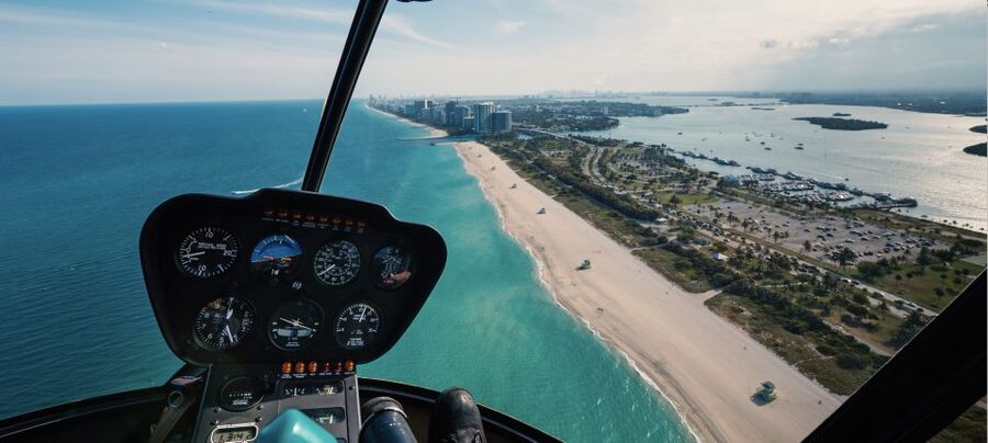 Miami: 30-Minute Private Helicopter Tour with Champagne - Biscayne Bay, Key Biscayne, and the open water