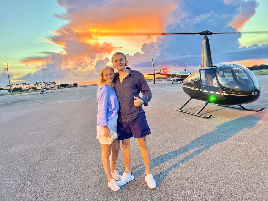 Miami: Luxury Private Helicopter Tour - Choosing the right departure time