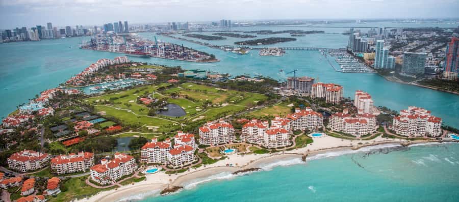 Miami: Private Sunset Helicopter Tour - Palm, Star, and Venetian Islands