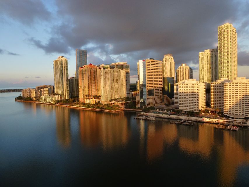 Miami: Private Sunset Helicopter Tour - The Port of Miami and its giant ships