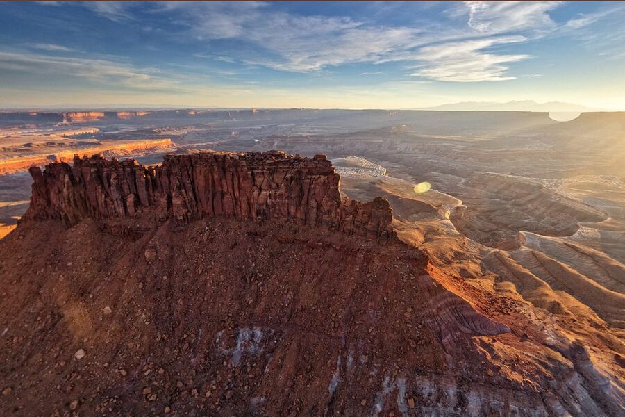 Moab: Island in the Sky of Canyonlands Helicopter Tour - From Moab to Dead Horse Point