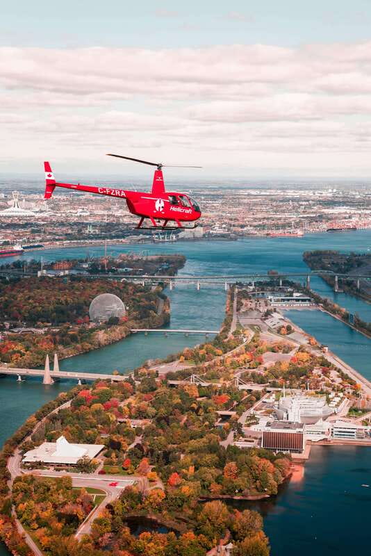 Montreal: Formula 1 Experience Helicopter Flight - Circuit Gilles Villeneuve from the sky