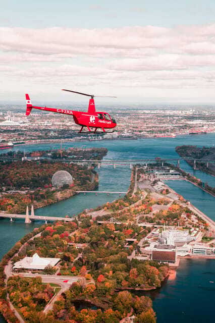 Montreal: Formula 1 Experience Helicopter Flight - Weather, health, and passenger restrictions