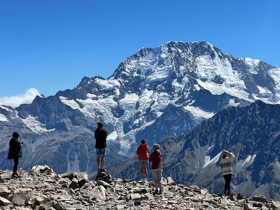 Mount Cook: Scenic Helicopter Flight with Alpine Landing - The Tasman Valley and the blue glacier lake