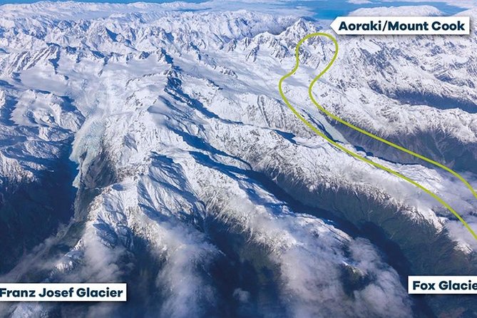 Mount Cook Spectacular Helicopter Flight from Fox Glacier - The snow landing and the 10-minute stop