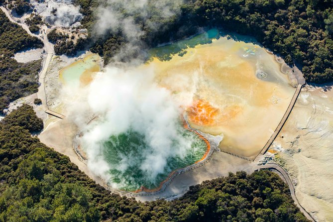 Mount Tarawera Volcanic Adventure by Helicopter - Stepping onto dormant Mount Tarawera