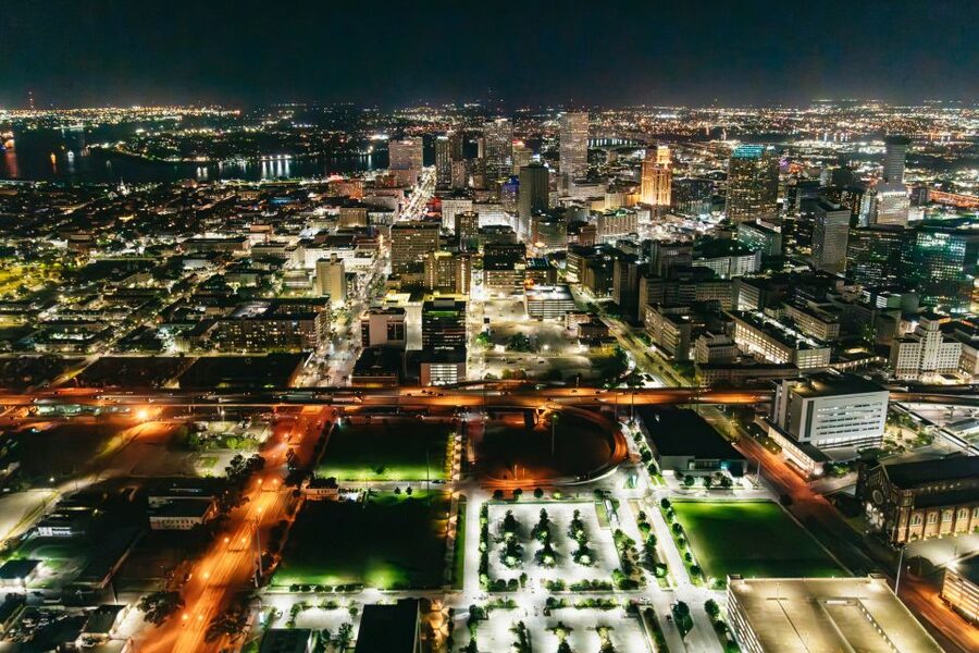 New Orleans: City Lights Helicopter Night Tour - What the pilot adds to the view