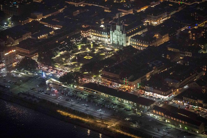 New Orleans City Lights Night Helicopter Tour - The French Quarter, Jackson Square, and St. Louis Cathedral