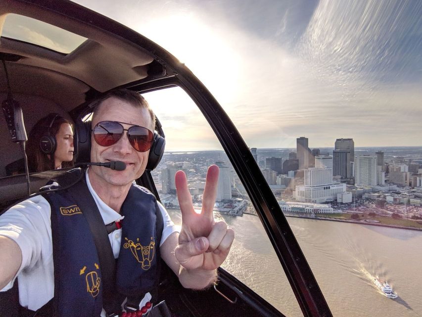 New Orleans: Daytime City Helicopter Tour - Taking Off From Lakefront Airport