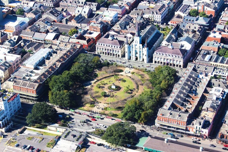 New Orleans: Daytime City Helicopter Tour - What You See Over the French Quarter