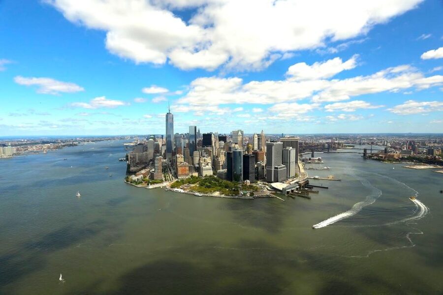 New York City Night Skyline Tour by Helicopter - The skyline route, from harbor icons to Midtown towers