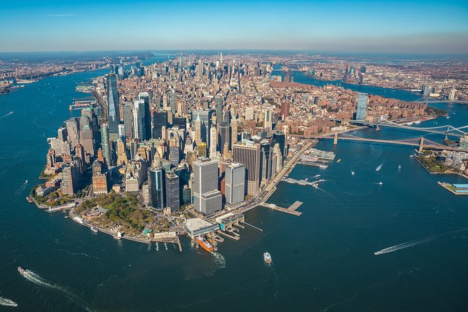 New York Manhattan Scenic Helicopter Tour - Ellis Island and the meaning of the harbor