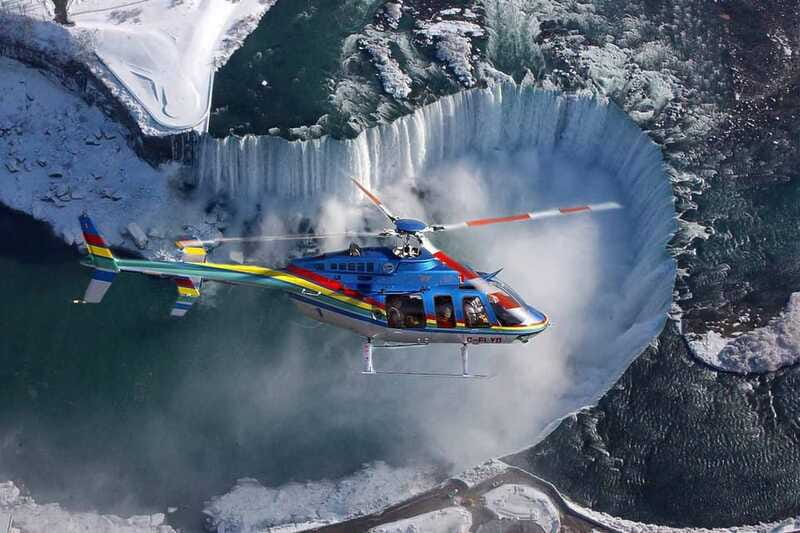 Niagara Falls, ON: Helicopter Ride with Boat & Skylon Lunch - Lunch and the view from Skylon Tower