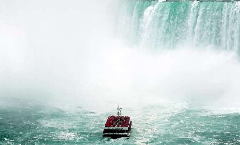 Niagara Falls: Private Half-Day Tour with Boat & Helicopter - Hornblower cruise and the spray factor